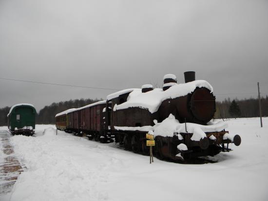Vieille locomotive Biélorusses